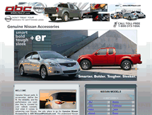 Tablet Screenshot of abcnissanwholesale.com